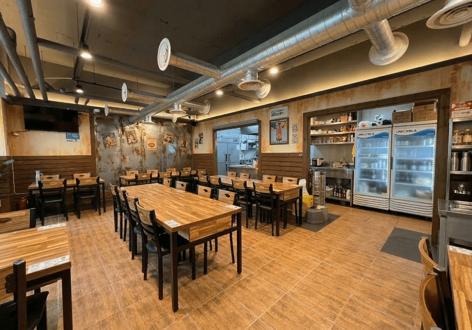 식당 원상복구 - 철거 전